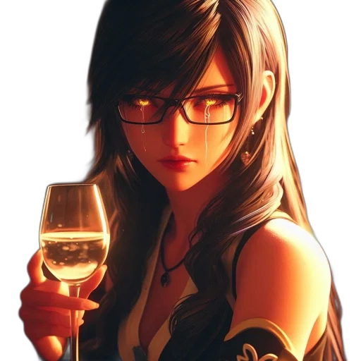 bottle, face, dress, staff transparent PNG cut-out