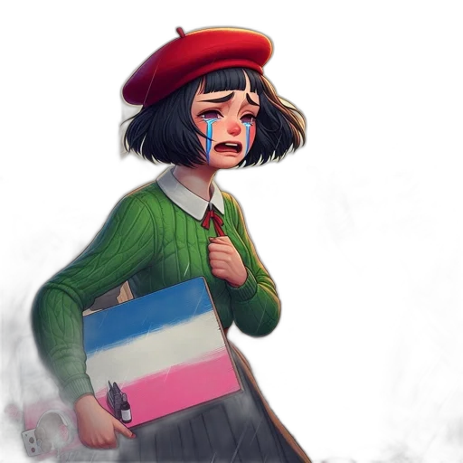 hat, jacket, dress, face transparent PNG cut-out