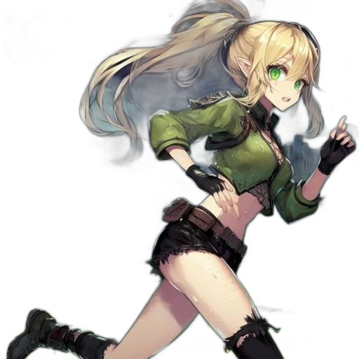 weapon, staff, sword, hair transparent PNG cut-out