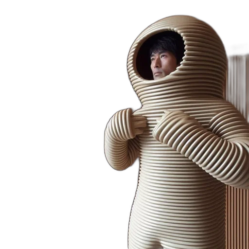 robot, jacket, furniture, creature transparent PNG cut-out