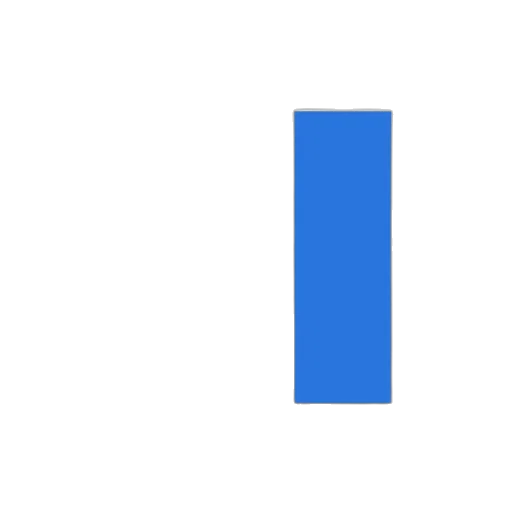robot, pixel art, blue, monochrome transparent PNG cut-out