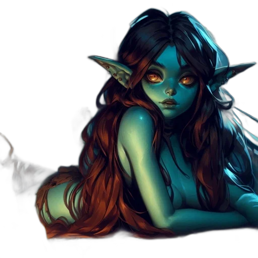 fantasy art, concept art, watercolor, pixel art transparent PNG cut-out