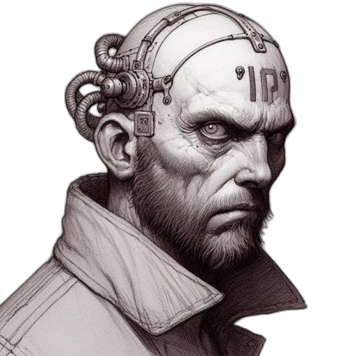 face, staff, mask, robot transparent PNG cut-out