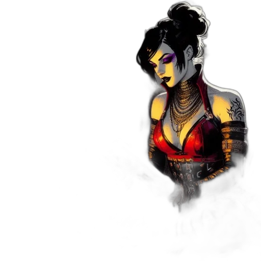 concept art, fantasy art, comic book art, pixel art transparent PNG cut-out
