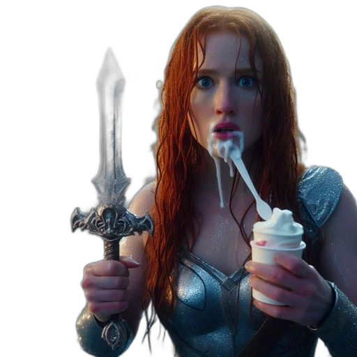 sword, weapon, concept art, fantasy art transparent PNG cut-out