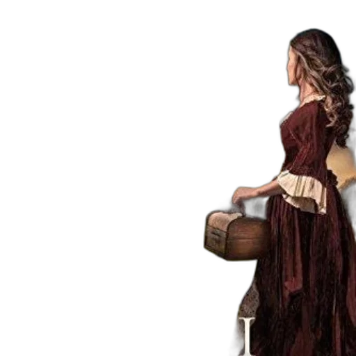 dress, staff, crown, furniture transparent PNG cut-out