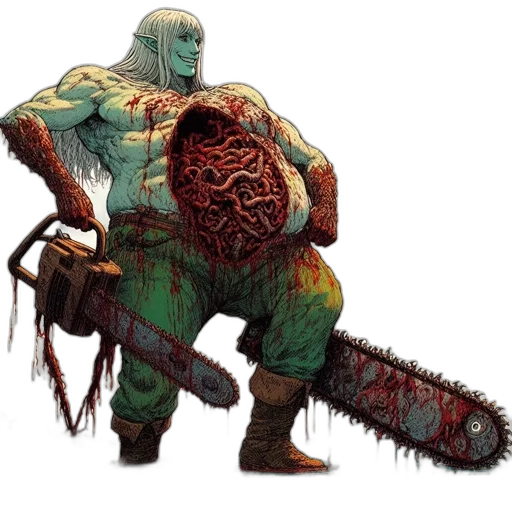 creature, weapon, staff, sword transparent PNG cut-out
