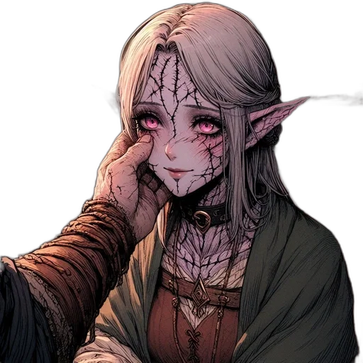 mask, face, staff, creature transparent PNG cut-out