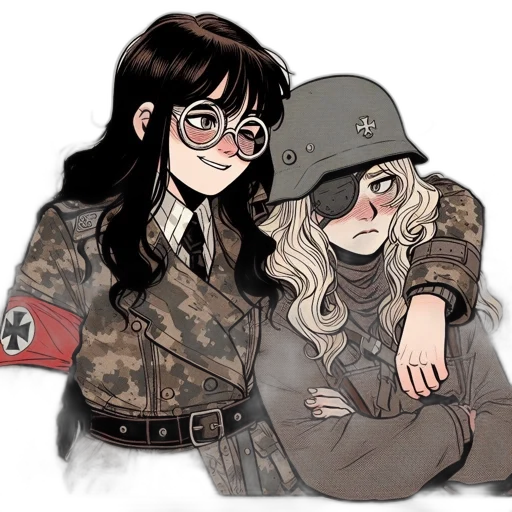 jacket, hat, weapon, anime transparent PNG cut-out