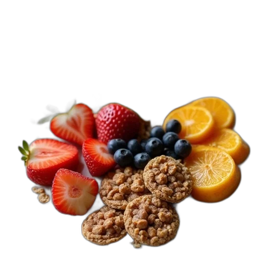 food, crown, photorealistic, breakfast transparent PNG cut-out