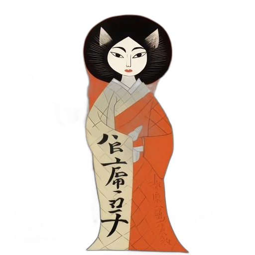 dress, staff, jewelry, mask transparent PNG cut-out