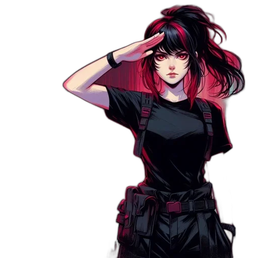 dress, staff, concept art, anime transparent PNG cut-out