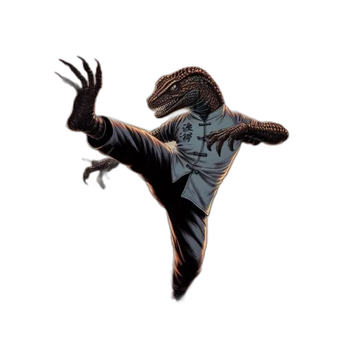 creature, dragon, animal, jacket transparent PNG cut-out