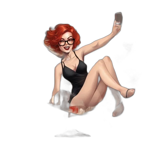 dress, staff, concept art, cartoon transparent PNG cut-out