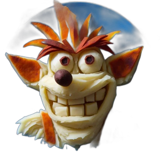 creature, animal, staff, face transparent PNG cut-out