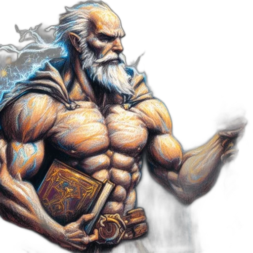 fantasy art, concept art, comic book art, photorealistic transparent PNG cut-out