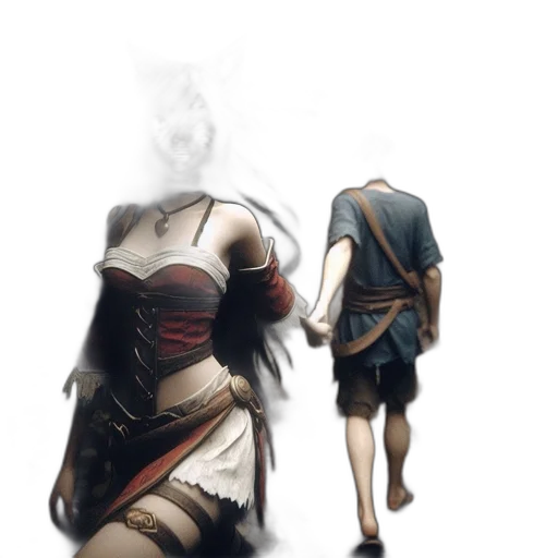 dress, mask, weapon, sword transparent PNG cut-out