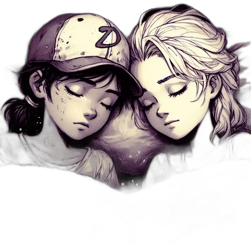 watercolor, pixel art, concept art, comic book art transparent PNG cut-out
