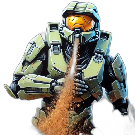 robot, weapon, concept art, comic book art transparent PNG cut-out