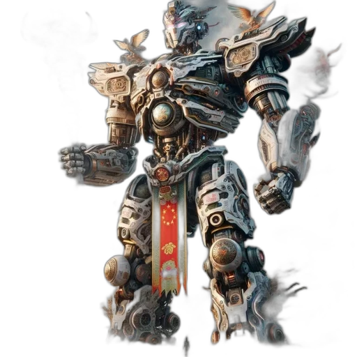 robot, weapon, dragon, sword transparent PNG cut-out