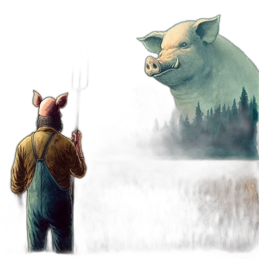 animal, creature, concept art, watercolor transparent PNG cut-out