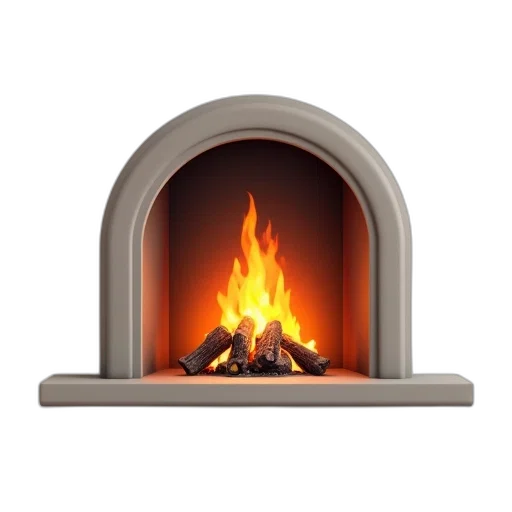 fire, heating, gas, fireplace transparent PNG cut-out