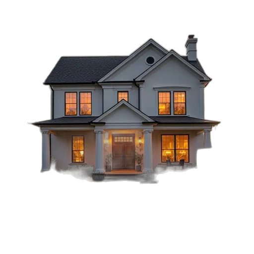 building, furniture, 3d render, photorealistic transparent PNG cut-out