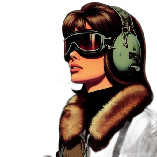jacket, comic book art, concept art, cyberpunk transparent PNG cut-out