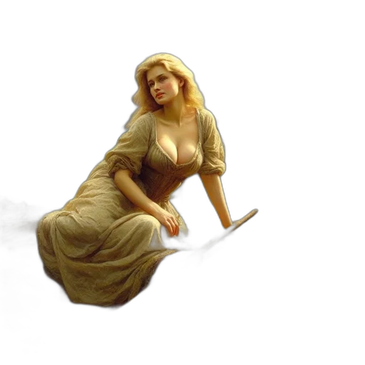 dress, sword, staff, jewelry transparent PNG cut-out