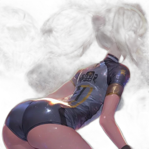 weapon, robot, hair, dress transparent PNG cut-out
