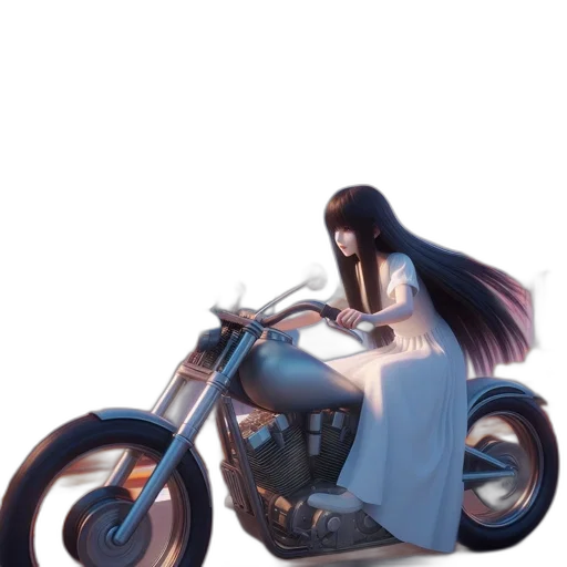 weapon, hair, car, robot transparent PNG cut-out