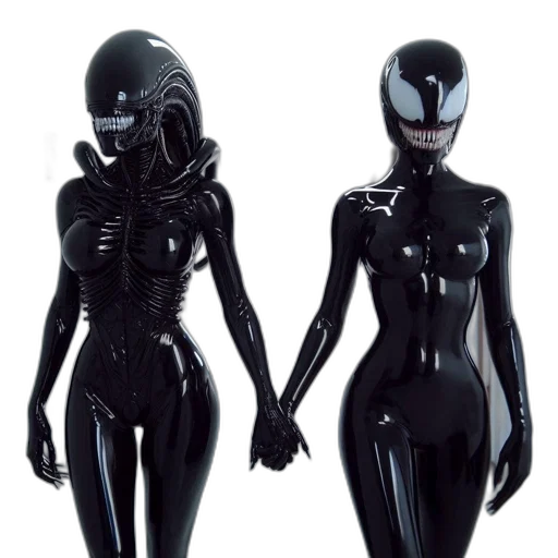 mask, robot, concept art, 3d render transparent PNG cut-out