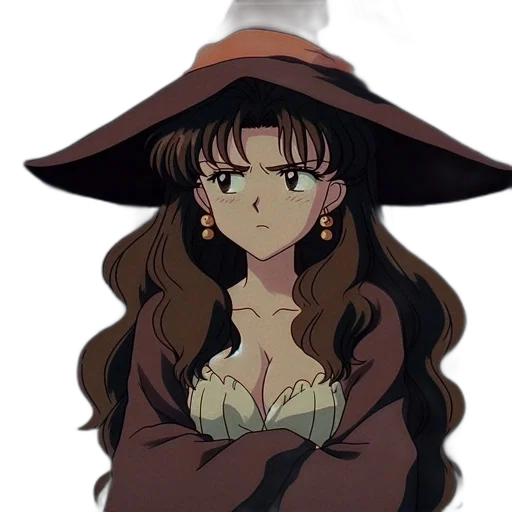 hat, dress, staff, crown transparent PNG cut-out