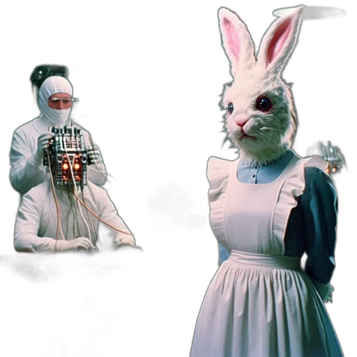 dress, mask, robot, animal transparent PNG cut-out