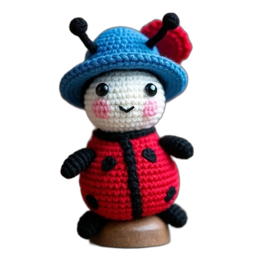hat, 3d render, pixel art, crochet transparent PNG cut-out