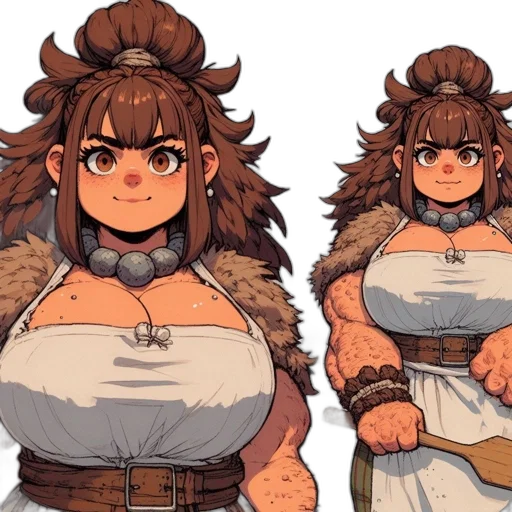 dress, crown, hair, concept art transparent PNG cut-out