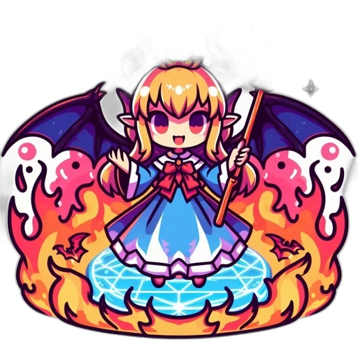 dragon, creature, staff, pixel art transparent PNG cut-out