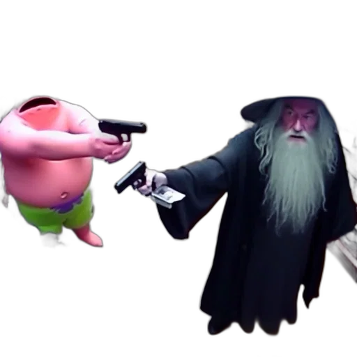 concept art, 3d render, comical, security transparent PNG cut-out