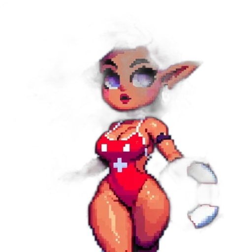 dress, pixel art, concept art, fantasy art transparent PNG cut-out