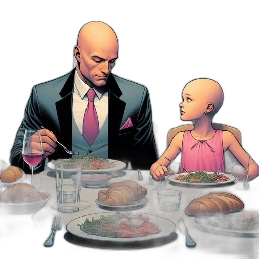 food, concept art, comic book art, underwater transparent PNG cut-out