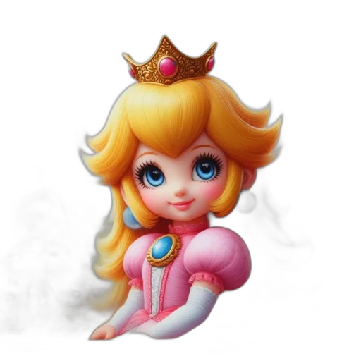 crown, staff, dress, fantasy art transparent PNG cut-out