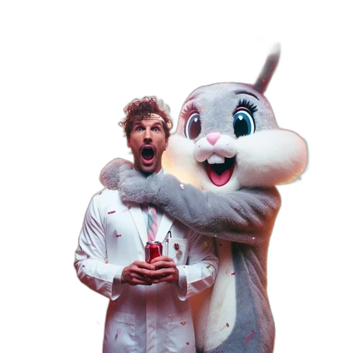 jacket, animal, creature, staff transparent PNG cut-out