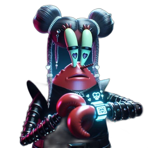 robot, mask, weapon, staff transparent PNG cut-out