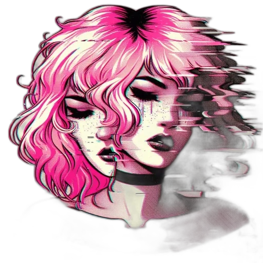 face, mask, hair, creature transparent PNG cut-out