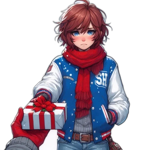 jacket, weapon, staff, pixel art transparent PNG cut-out