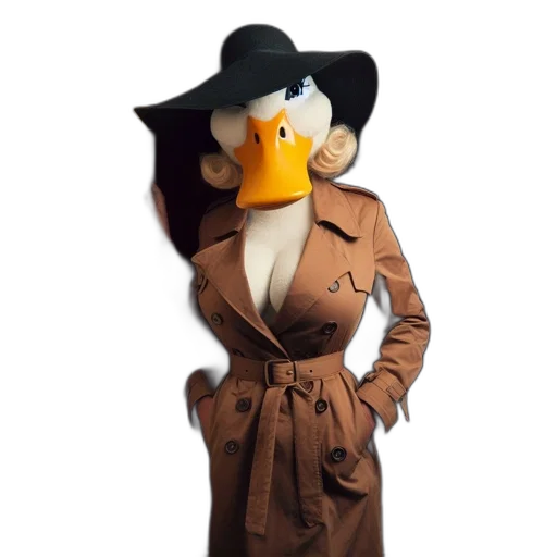 jacket, dress, hat, animal transparent PNG cut-out