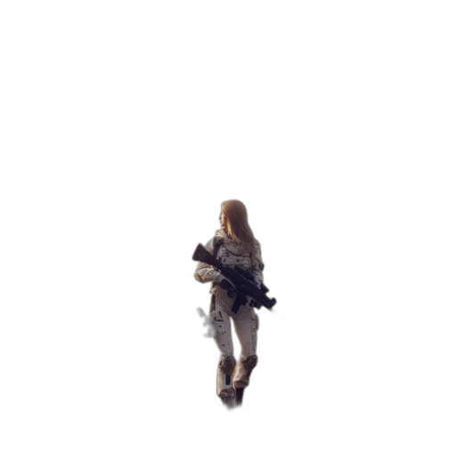 robot, weapon, jacket, creature transparent PNG cut-out