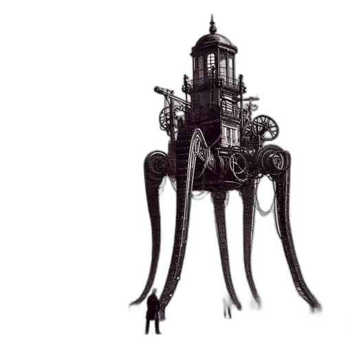 robot, creature, animal, crown transparent PNG cut-out