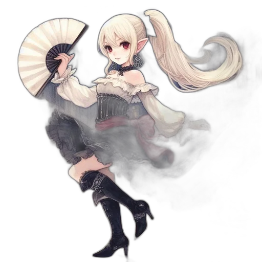 dress, umbrella, staff, weapon transparent PNG cut-out