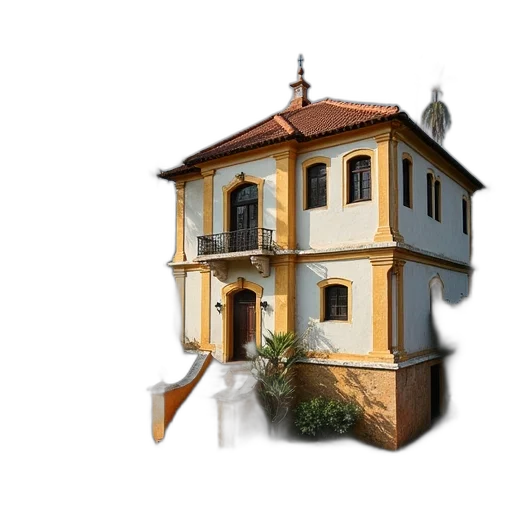 building, furniture, 3d render, photorealistic transparent PNG cut-out